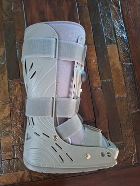 Gray Medical Walking Boot - Adjustable Straps